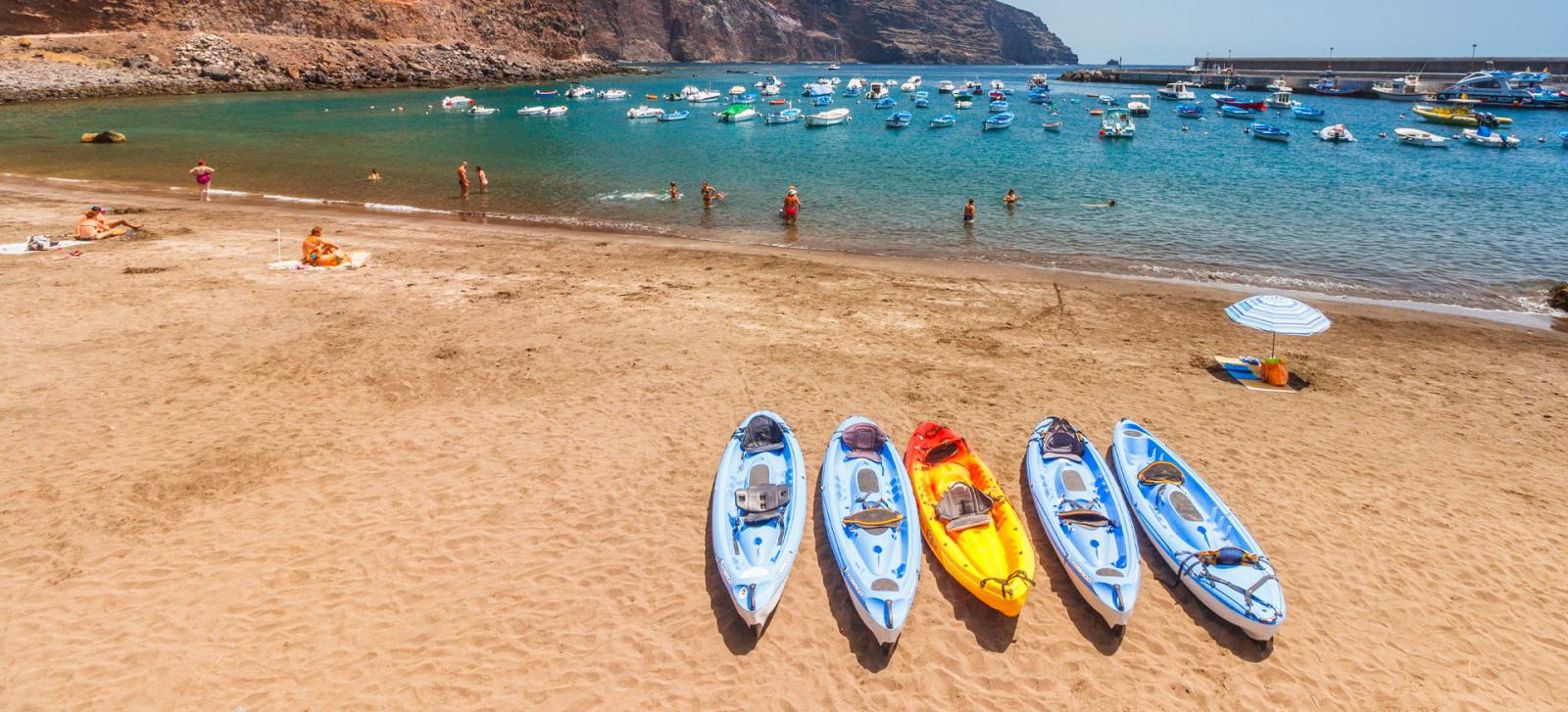 Kayak-Playa-de-Vueltas-La-Gomera