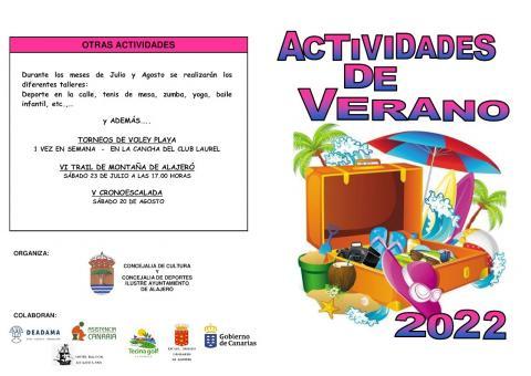 Actividades Verano Alajeró 2022