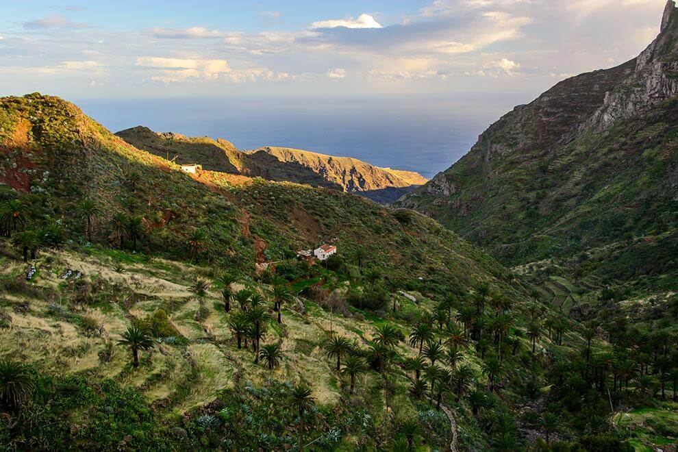 La Gomera. Caserío de Imada