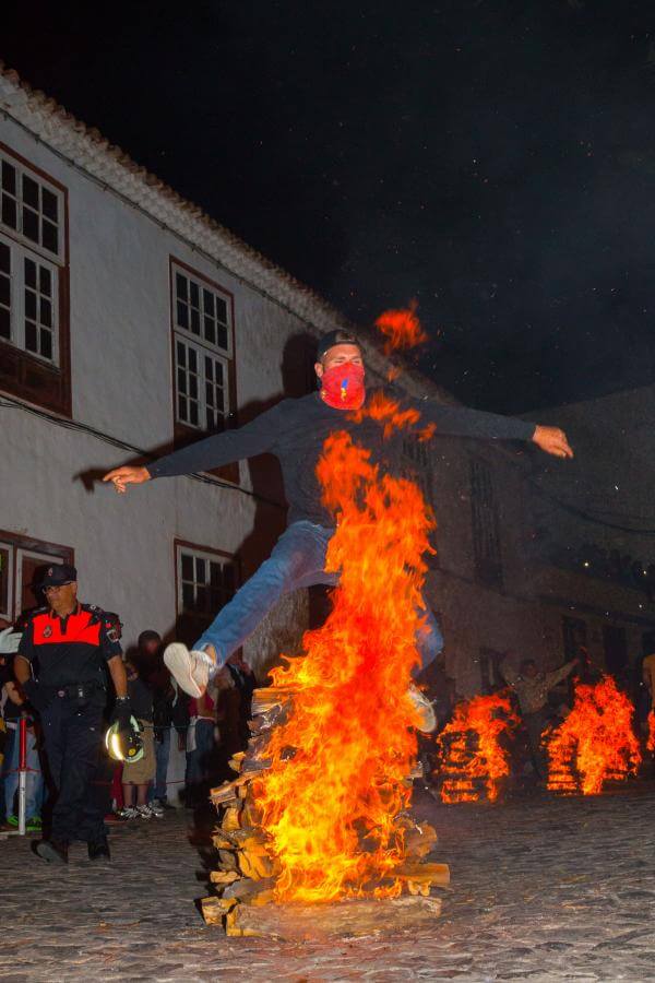 Hogueras en Agulo