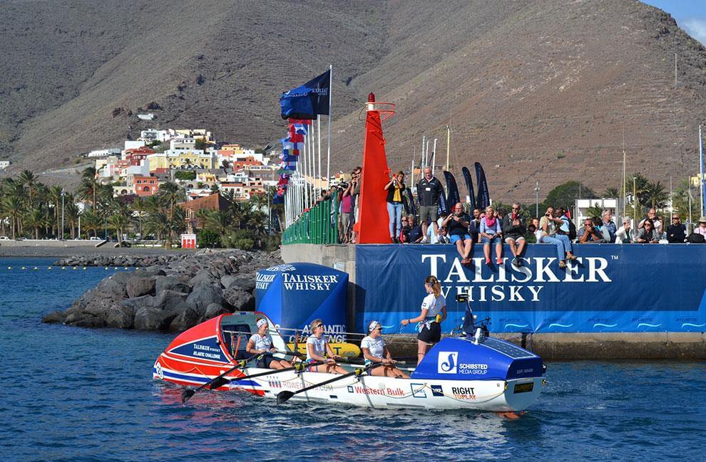 La Gomera. San Sebastian. Regata a remo