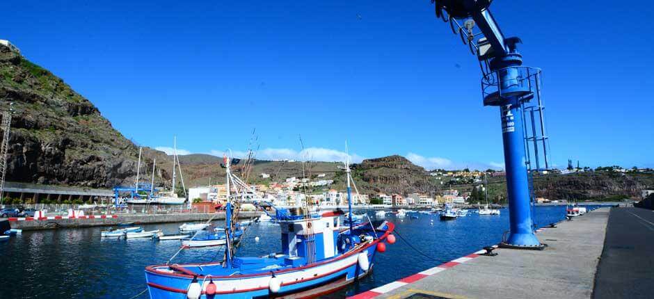 Hafen von Playa Santiago  Sport- und Jachthäfen von La Gomera